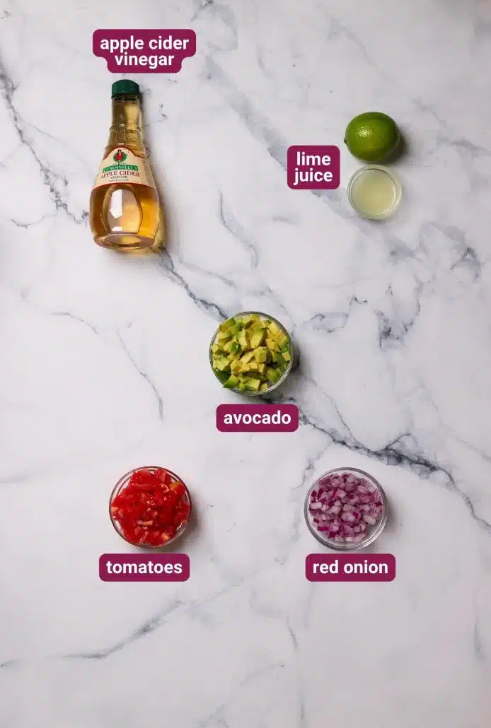 What you will need to make Beef Taco Bowl from Dinners 4