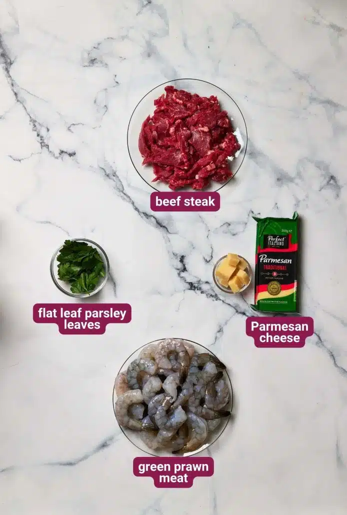 What you will need to make One Pot Surf & Turf from Dinners 4