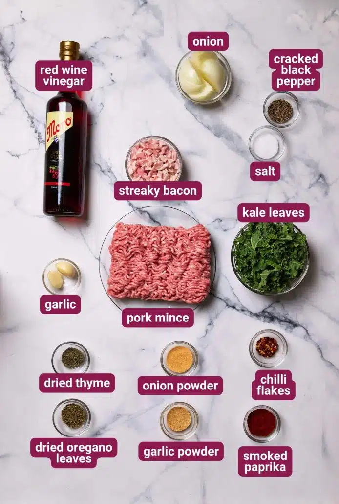 What you will need to make Zuppa Toscana from Dinners 4