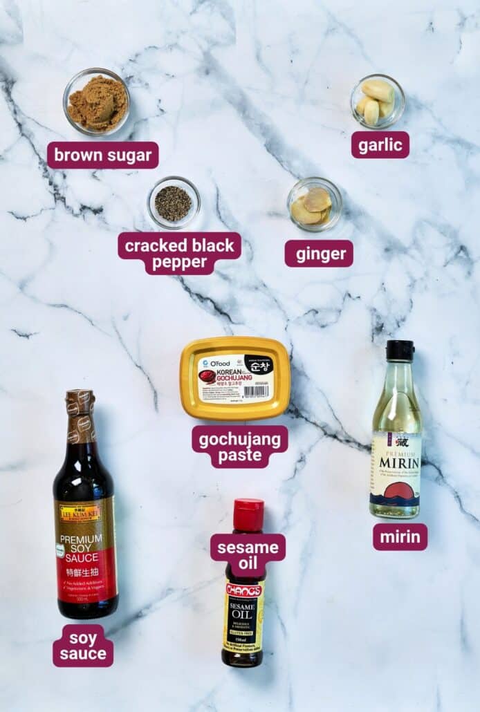 What you will need to make Bulgogi Beef Burgers from SkinnyAsia2