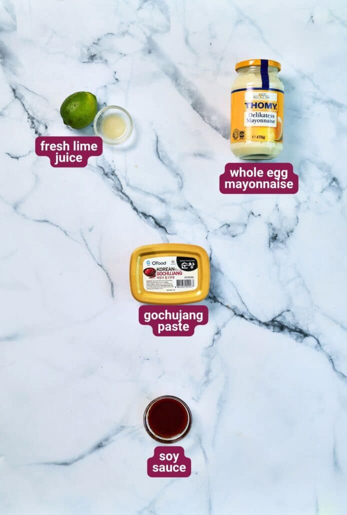 What you will need to make Bulgogi Beef Burgers from SkinnyAsia2