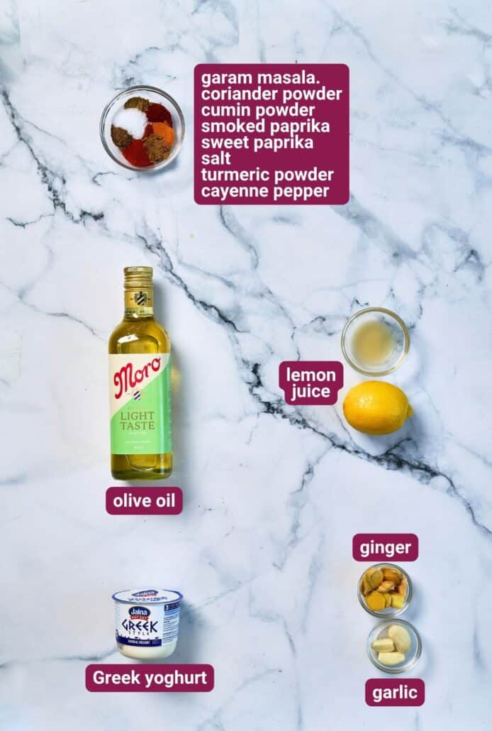 What you will need to make Chicken Biryani Bake from SkinnyAsia2
