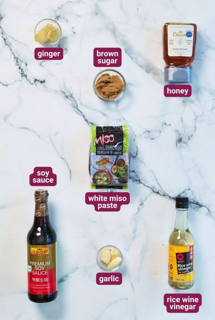What you will need to make Miso Ginger Chicken & Brothy Rice from SkinnyAsia2