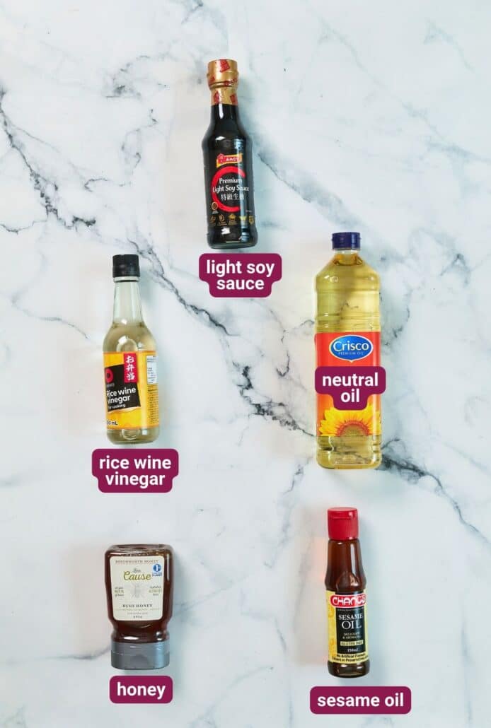 What you will need to make Crispy Noodle Wombok Salad from SkinnyAsia2