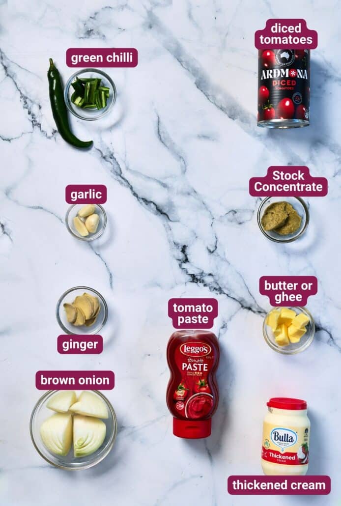 What you will need to make Dal Makhani (Buttery Lentils) from SkinnyAsia2