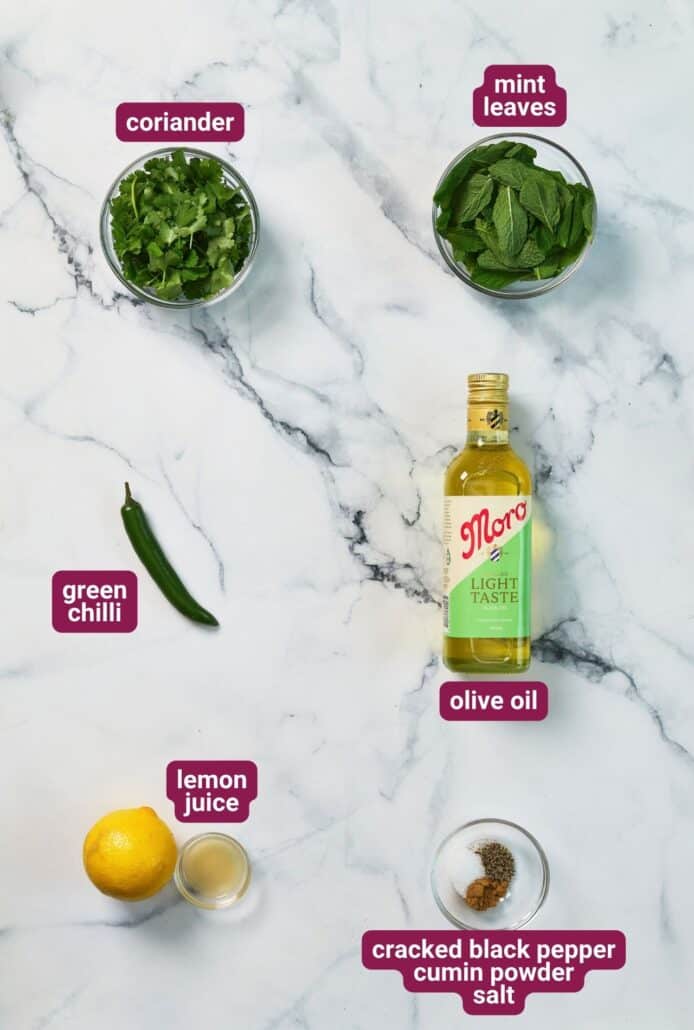 What you will need to make Kachumber Salad from SkinnyAsia2