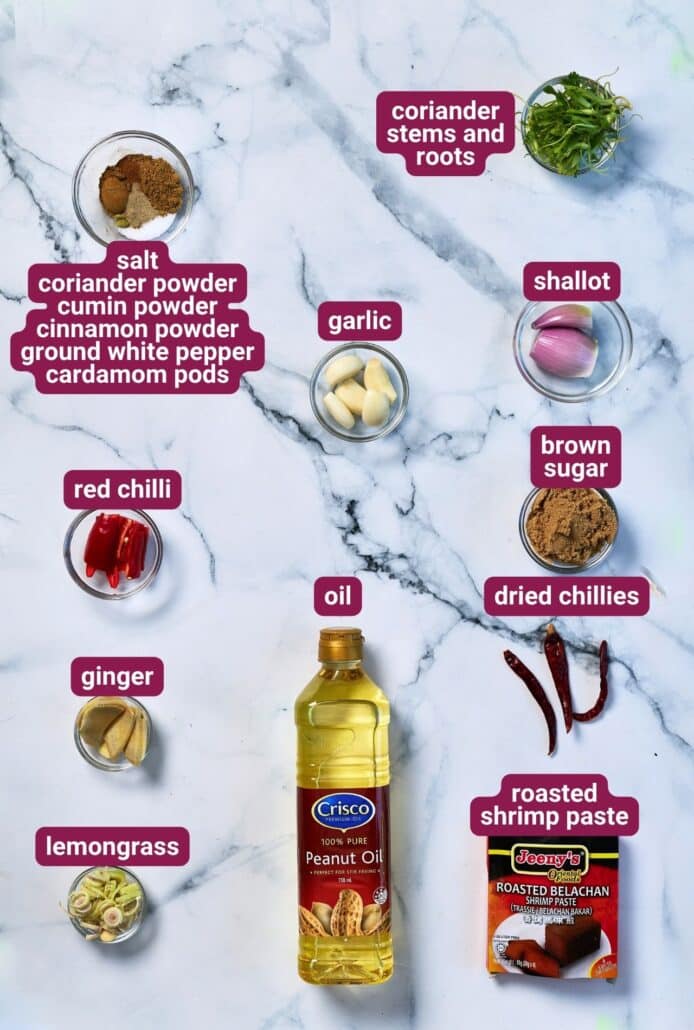 What you will need to make Slow Cooked Massaman Lamb Shanks from SkinnyAsia2