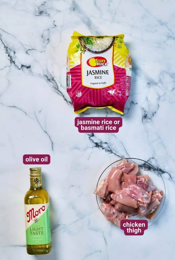 What you will need to make Thai BBQ Chicken Crispy Rice Salad from SkinnyAsia2